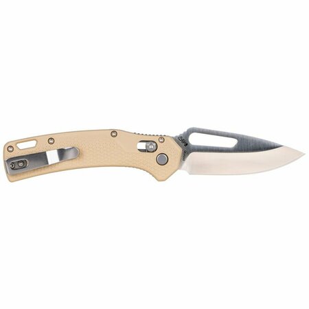 Klein Tools KTO Resurgence Knife, Drop Point Blade, Sand Handle OGK000TNT